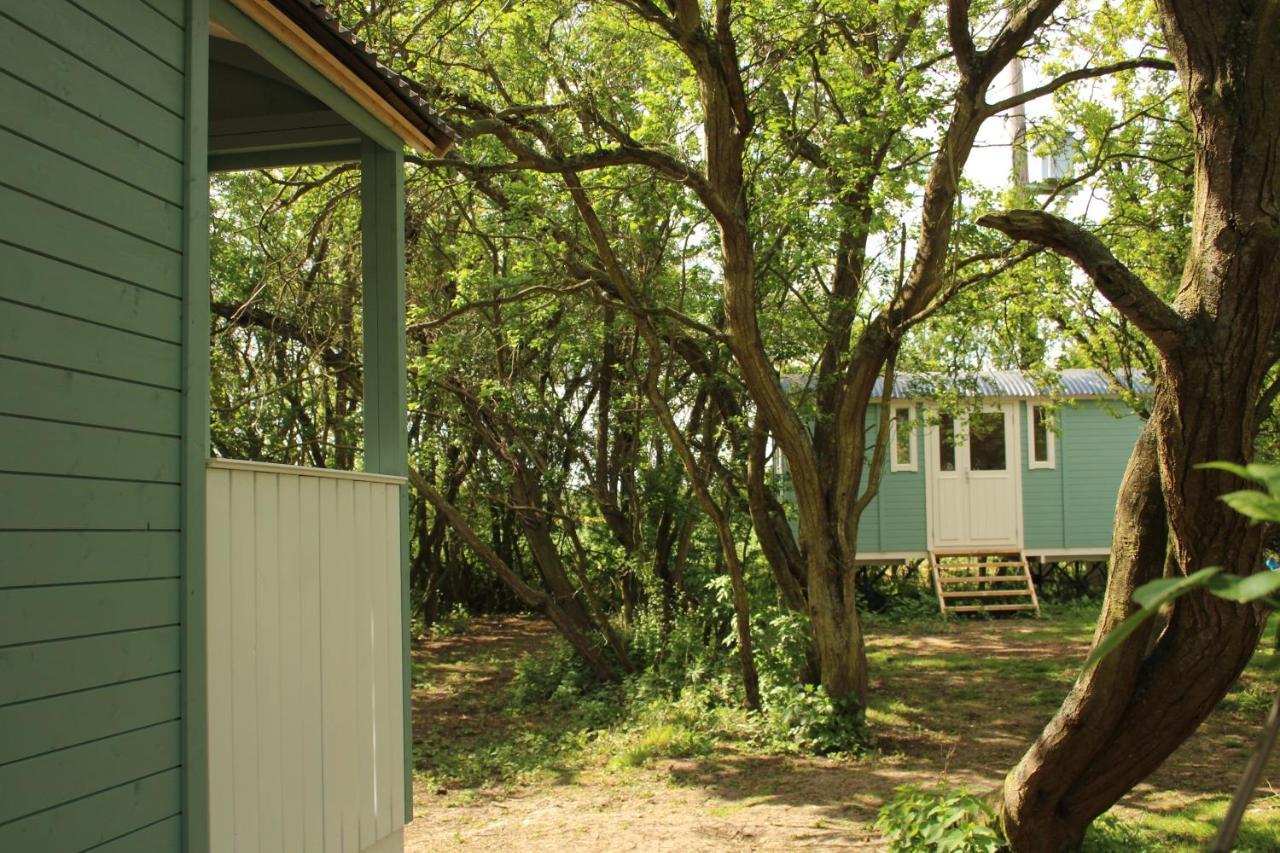 The Kestrel Shepherd Hut, Whitehouse Farm Stowmarket Exteriör bild
